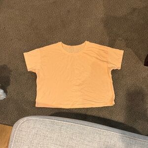 lululemon athletica Peach Short Sleeve Tee